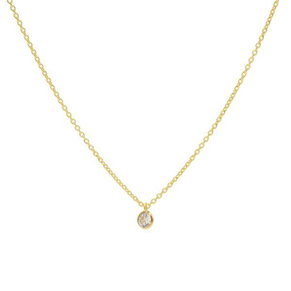 Necklace Zirconia Dot