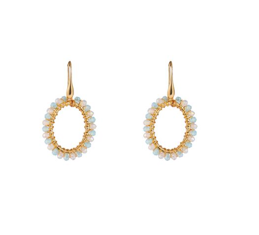 Oval Bangle Blue Sky