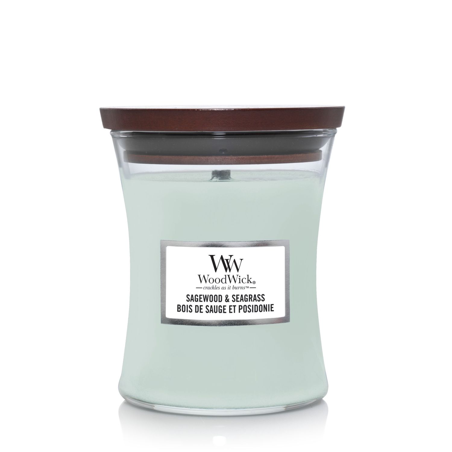Woodwick Sagewood &amp; Seagrass Medium