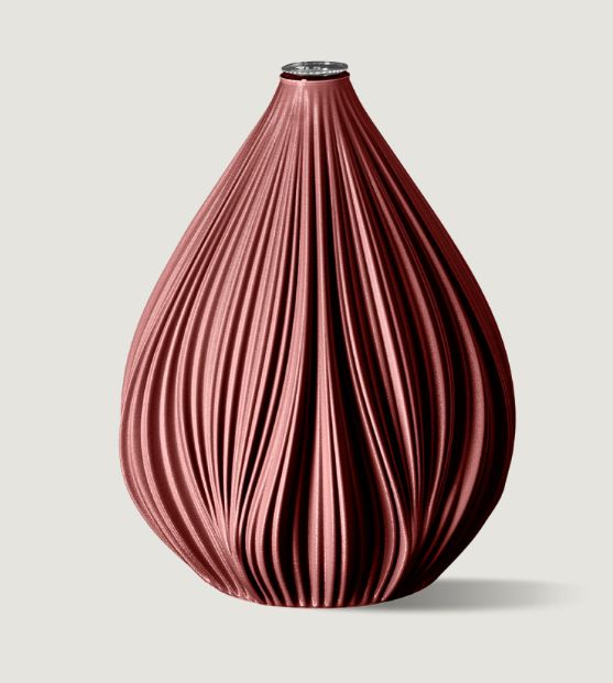 Fald Vase 19 | Ruby Red