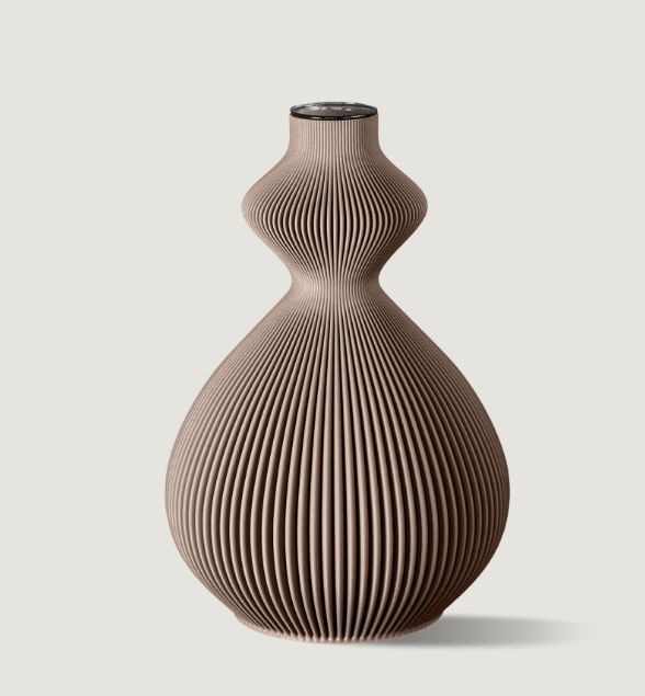 Bobe Vase 21 | Deep Taupe