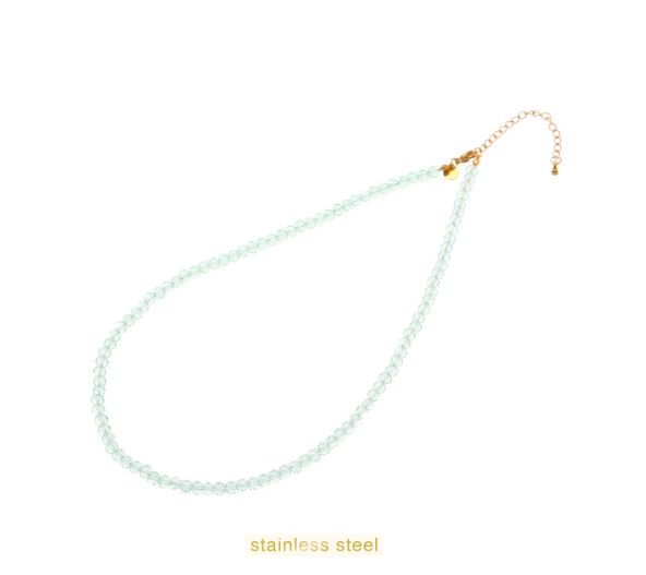 Beads Necklace 4mm Mint