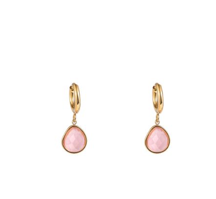 Big Stone Hoop - Peach