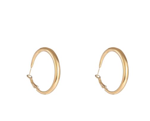 Fine Hollow Hoop - 42mm
