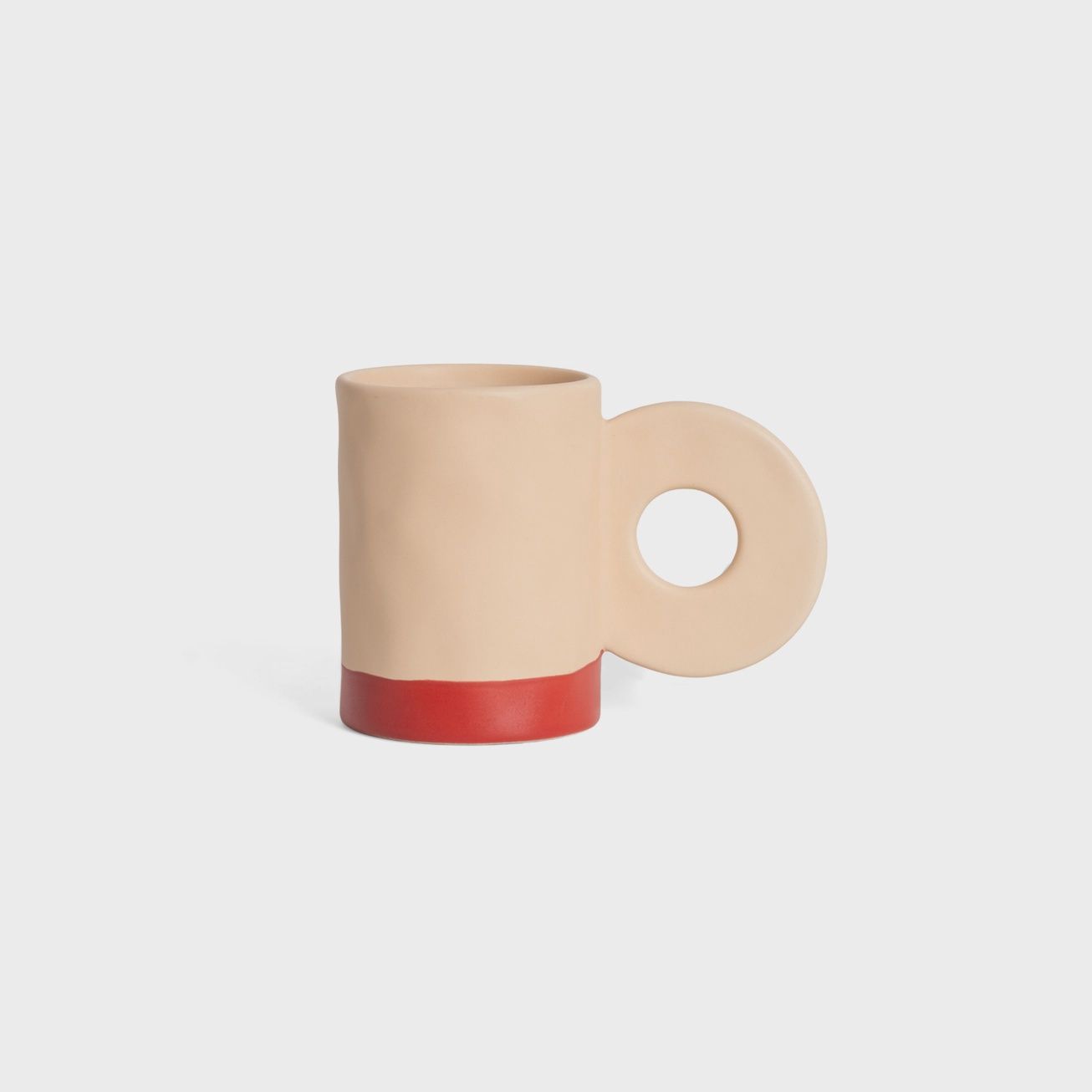 Beige Ceramic Mug