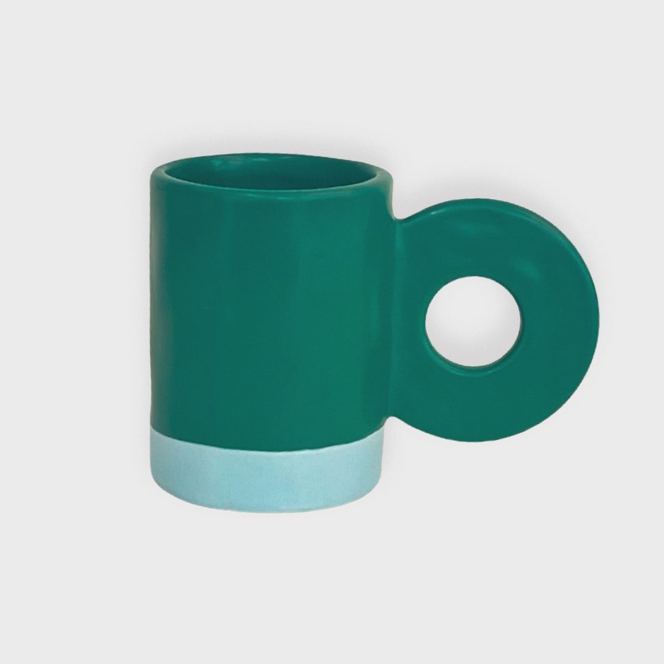 Green Ceramic Mug