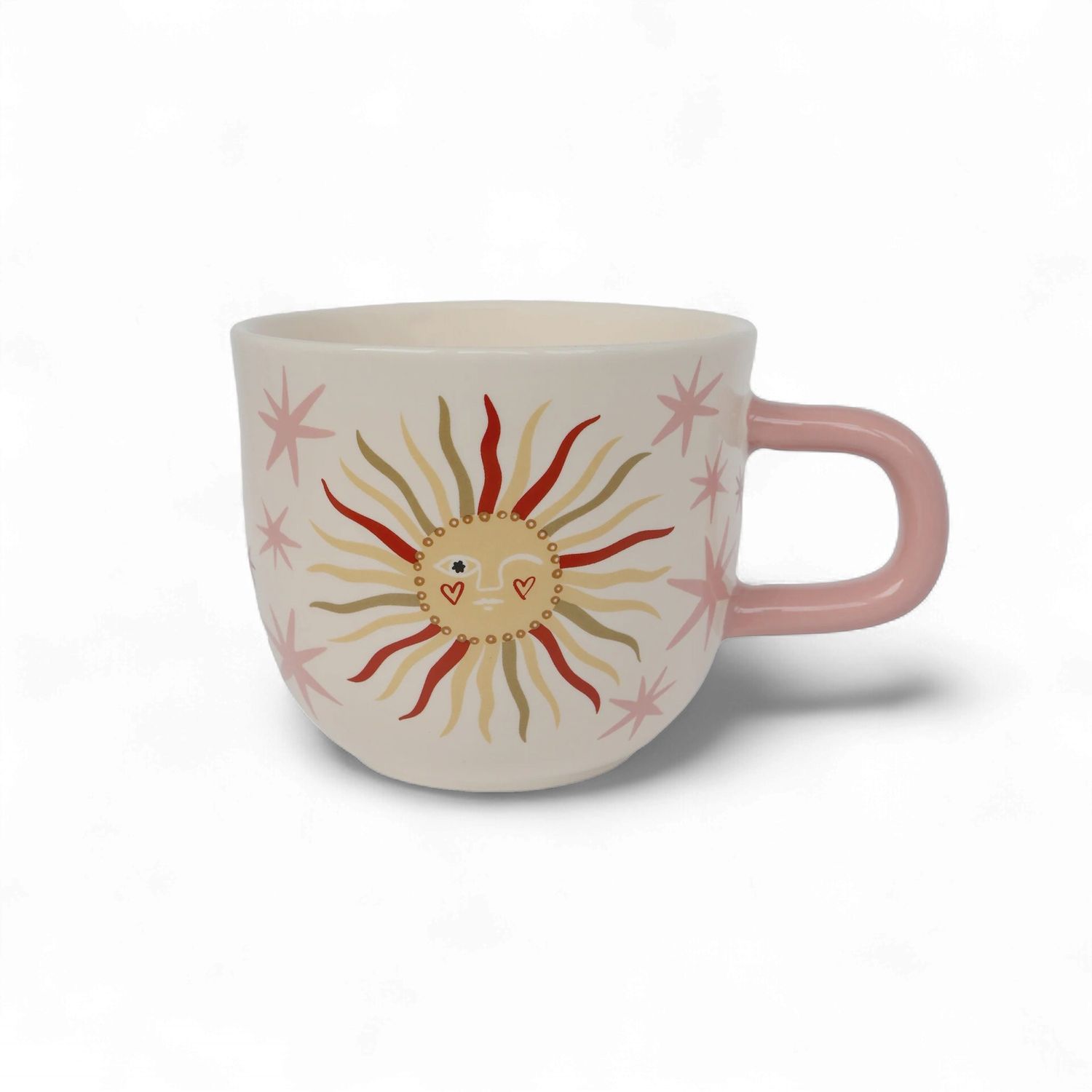 Mug Sun with Pink Stars
