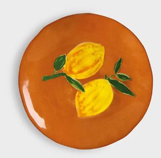 Plate Lemon Full Colour Terra