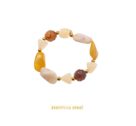 Long Stones Bracelet - Yellow