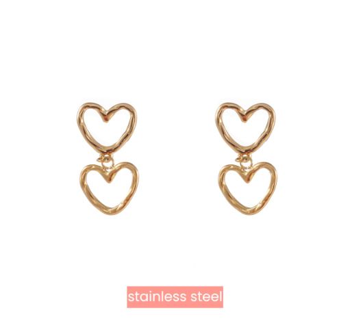 Double Dangling Hearts