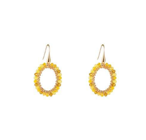 Oval Bangle Butter Yellow