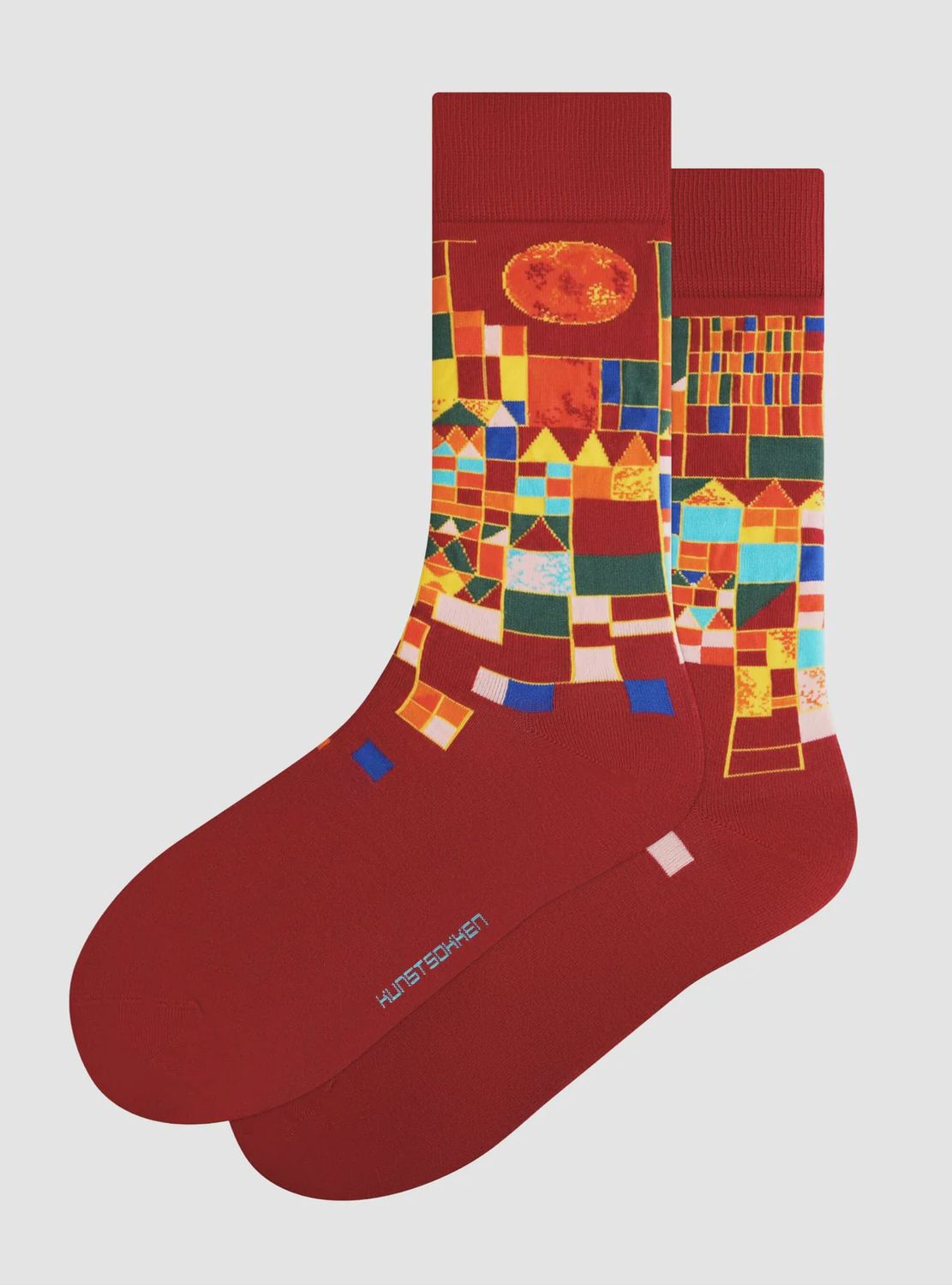 Kunstsokken - Kasteel en Zon, Size: 36-40