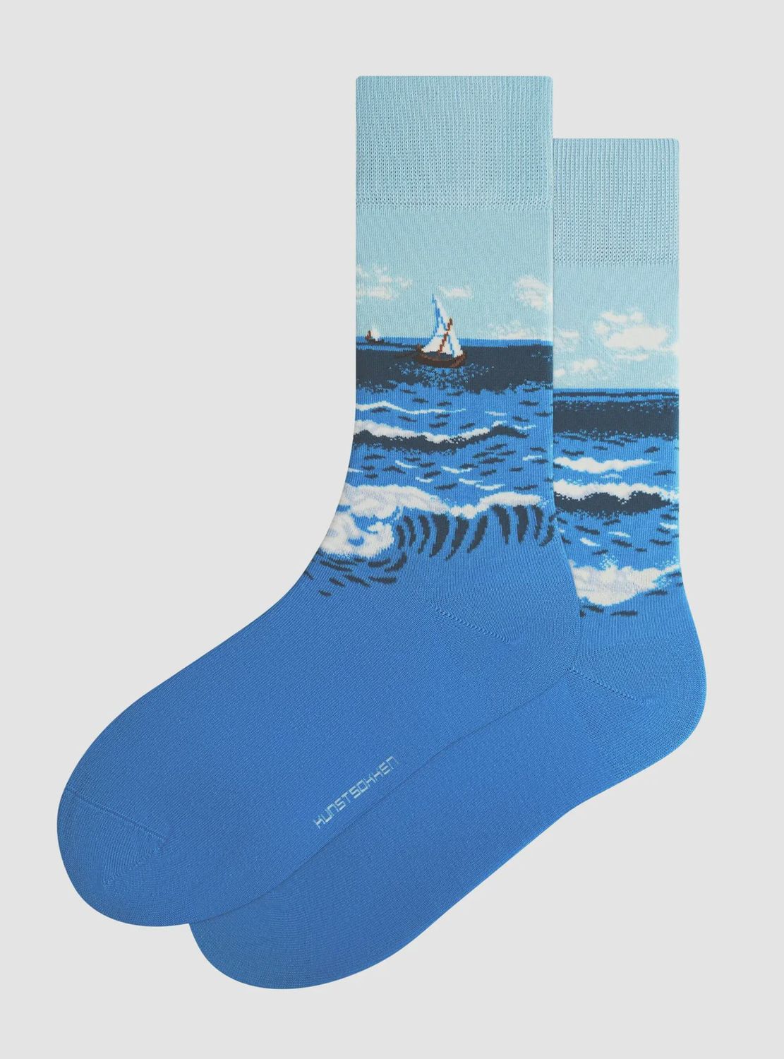 Kunstsokken - De Zee bij  Les Saintes-Maries-de-la-Mer, Size: 36-40