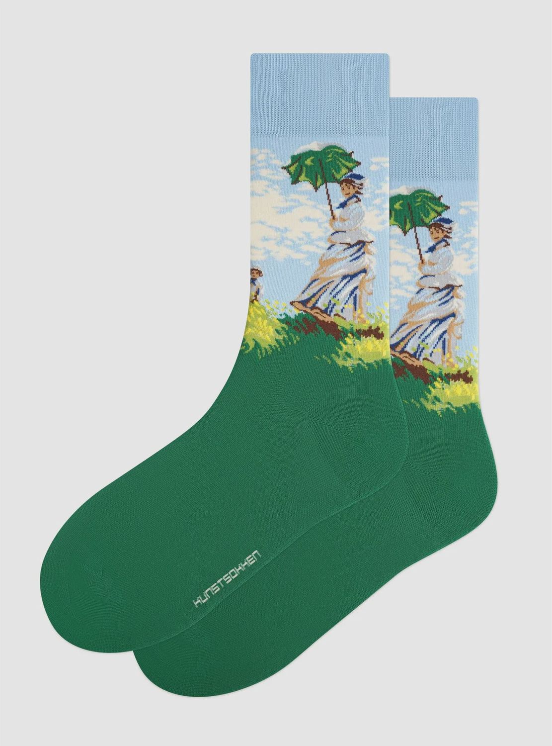 Kunstsokken - Vrouw Met Parasol, Size: 36-40