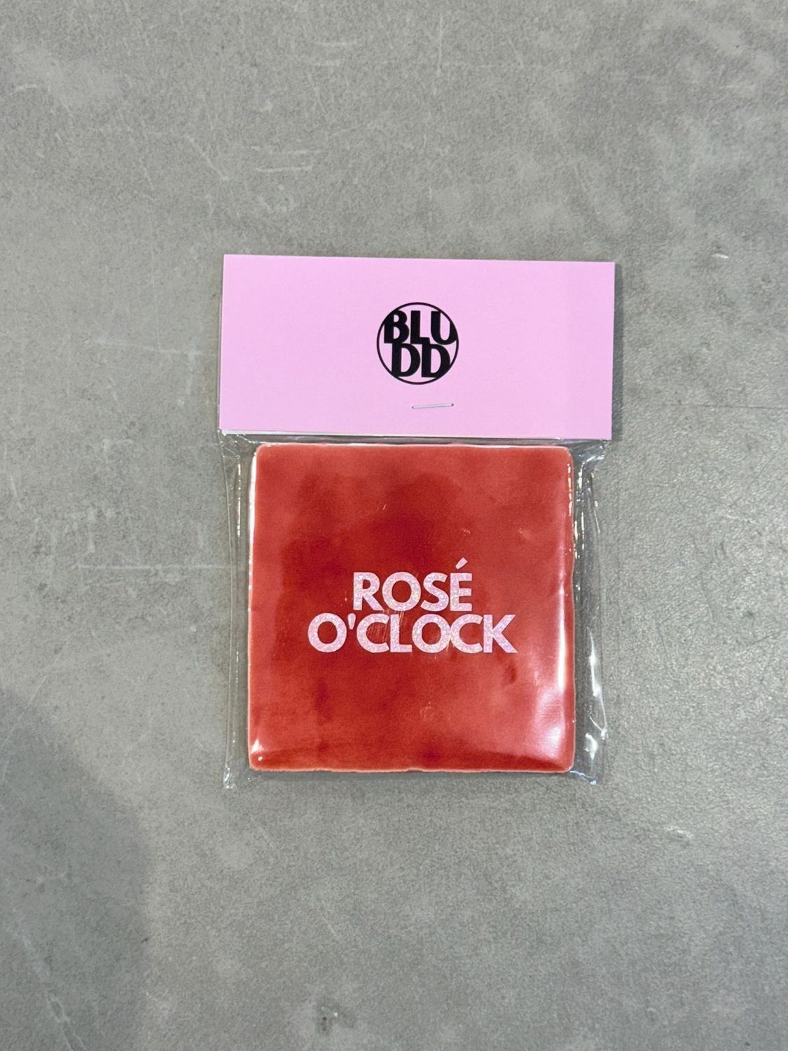 Tegel Rosé O'Clock - Rood/Glitter Roze