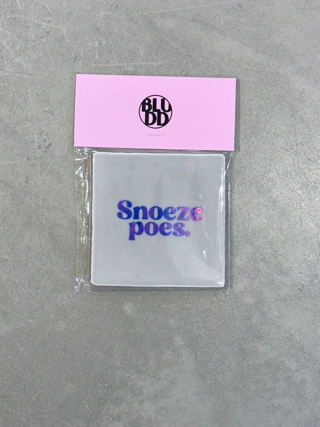 Tegel Snoezepoes - Grijs/Holografisch