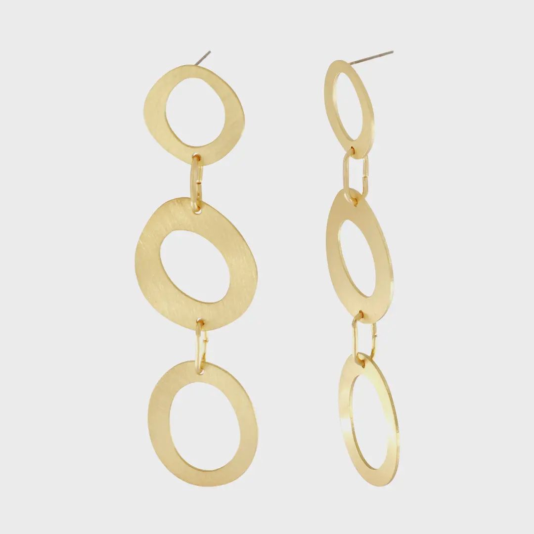 Alaya IN:STORE Organische Oorbellen 3 Circles