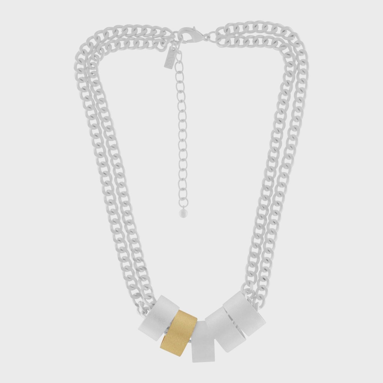 Anastazia IN:STORE Korte 2-Tone Collier Zilver Plating