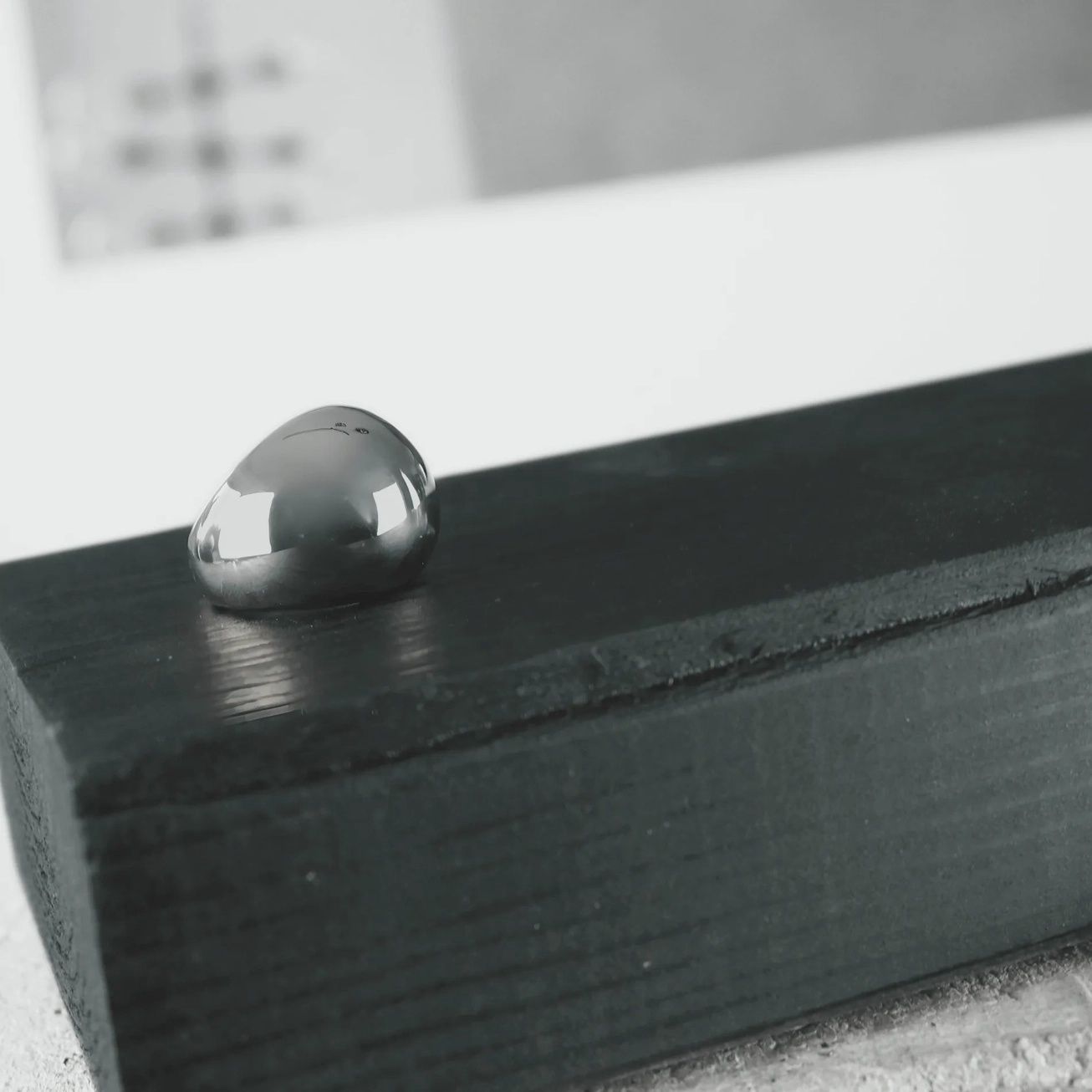Courage Chunky Sphere Statement Ring,, Size: M