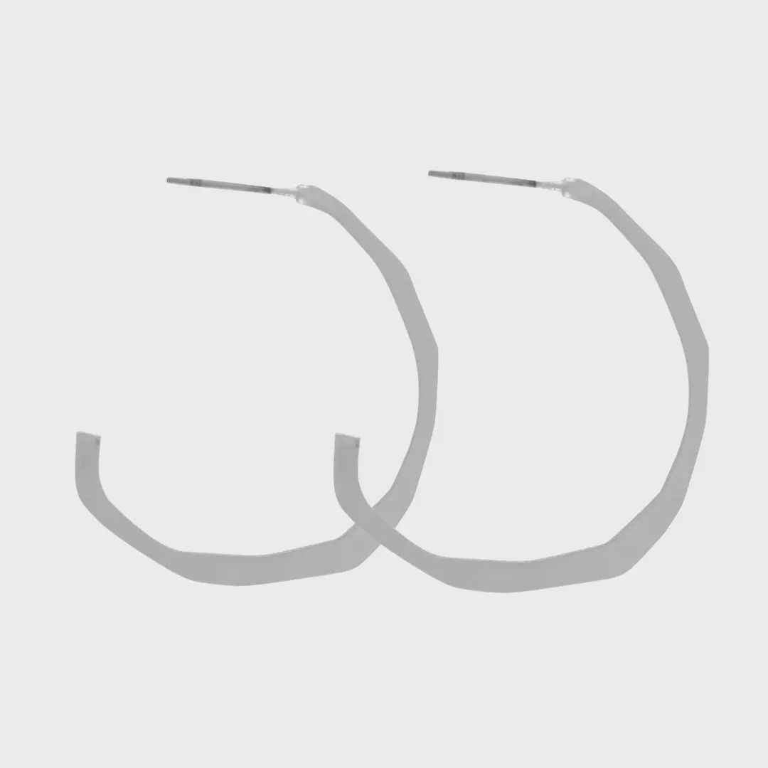 Elysian IN:STORE Hoop Oorbel Zilver Plating
