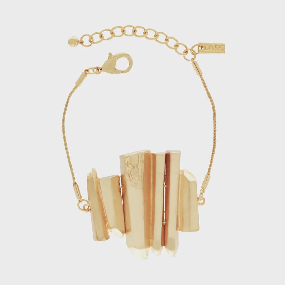 Elysian IN:STORE Cube Statement Armband Goud Verguld
