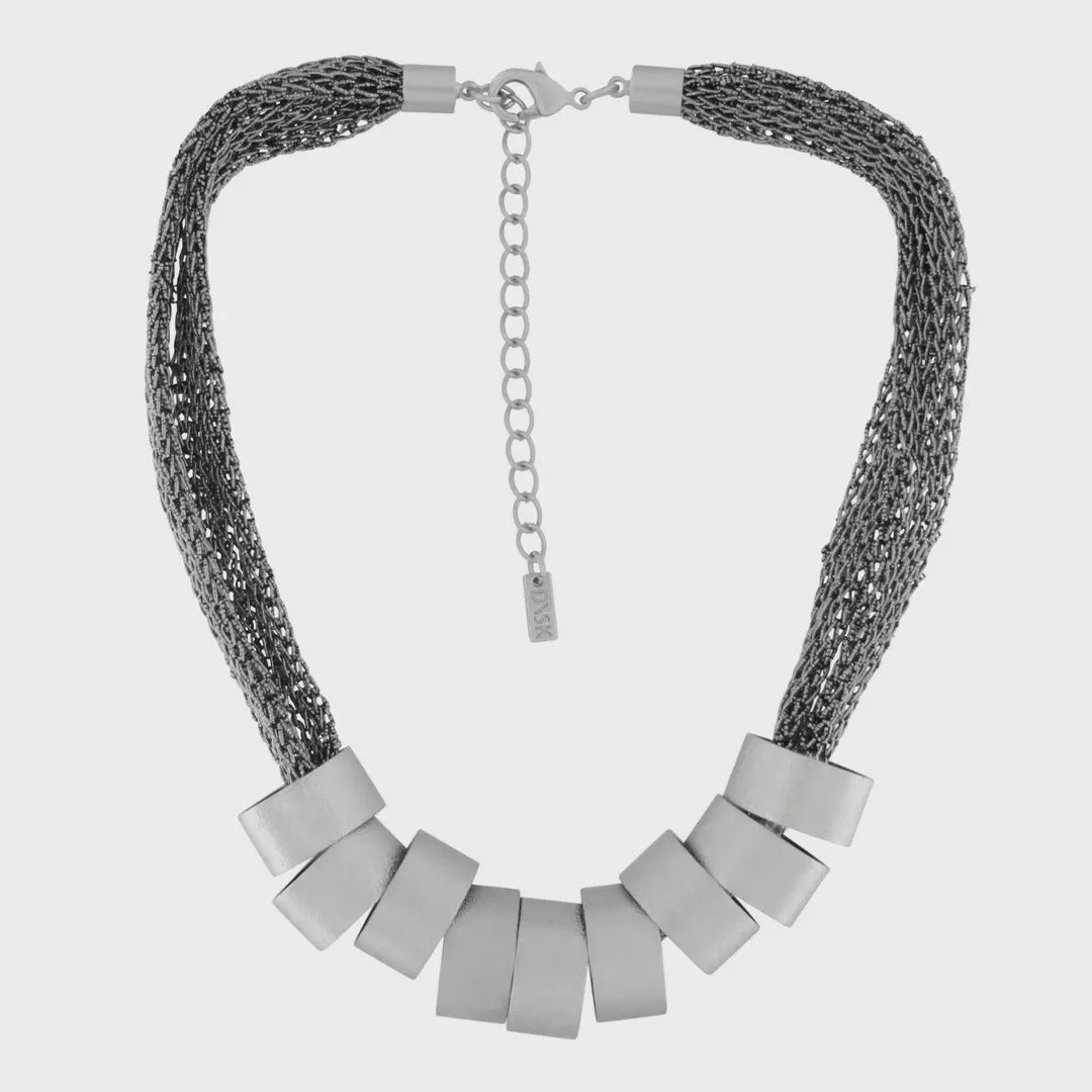 IN:STORE Multi Collier Zilverkleurige Plating