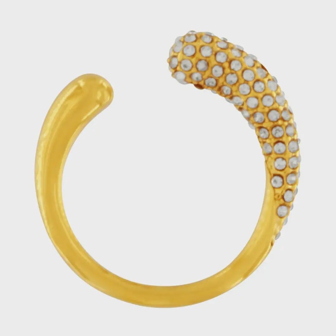 Joy CZ Ring 18K Goud Verguld