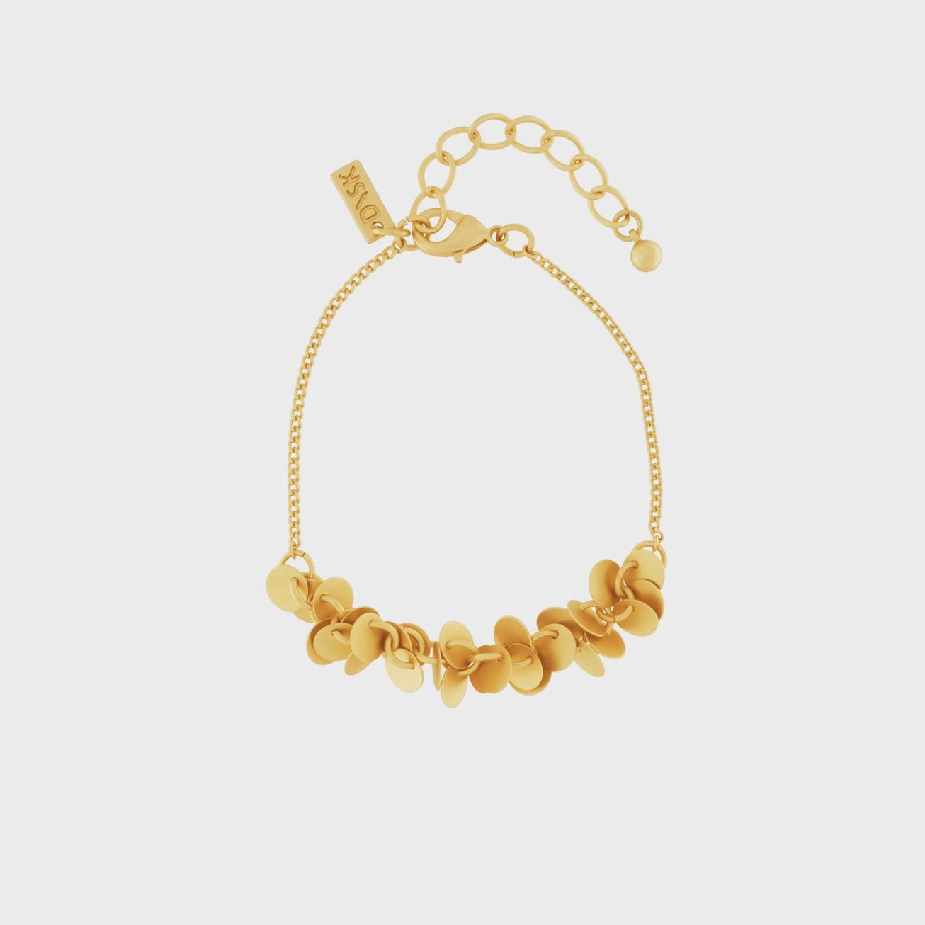Theia Flower Bracelet Gold Plated