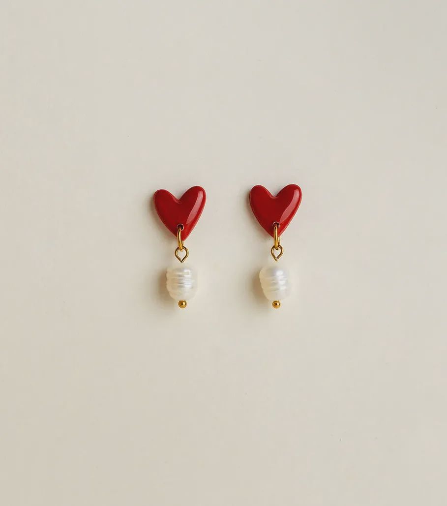 Earrings Vera - Red