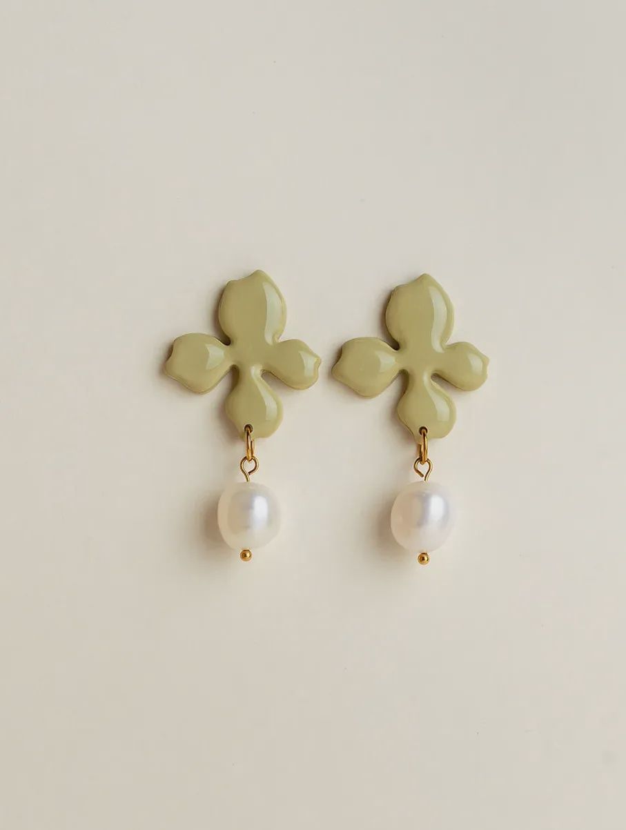 Earrings Rosa - Avocado
