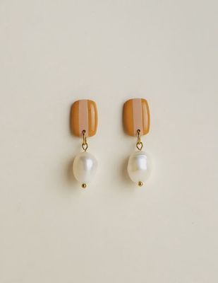 Earrings Isabella - Marigold / Blush