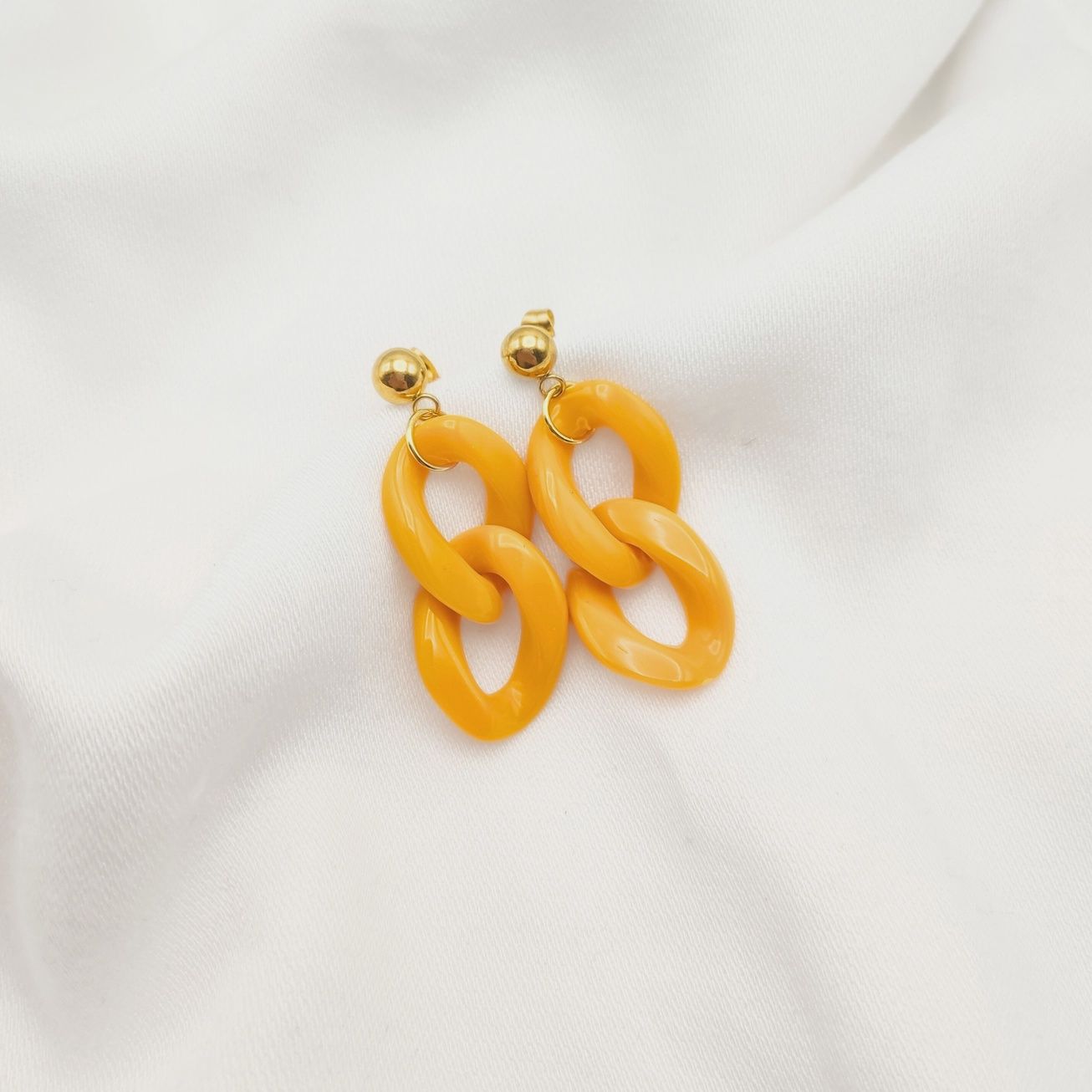 Earring Vintage Sunflower Yellow