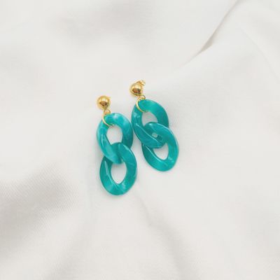 Earring Vintage Lagoon Blue