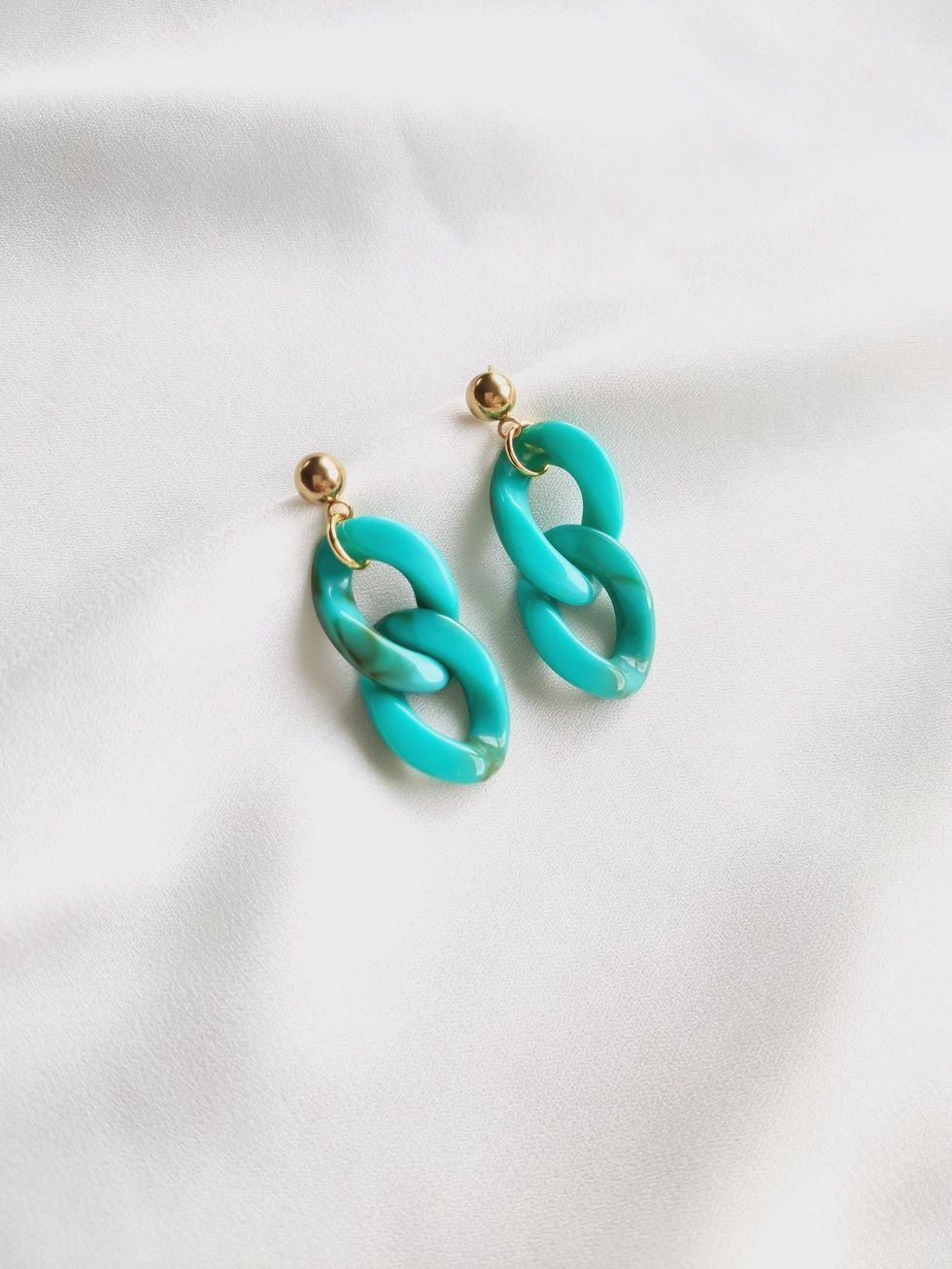 Earring Vintage Turquoise Blue