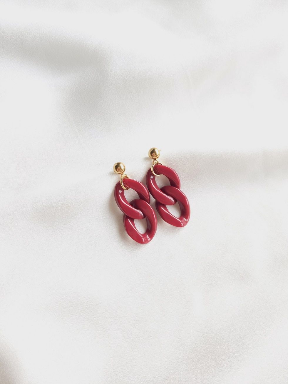 Earring Vintage Bordeaux
