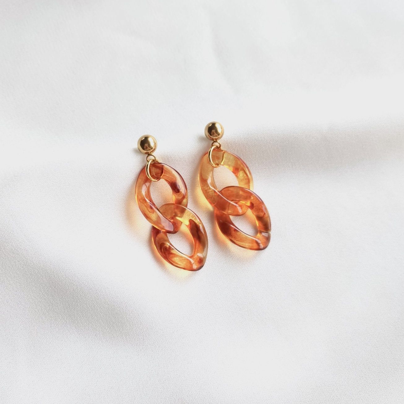 Earring Vintage Tortoise