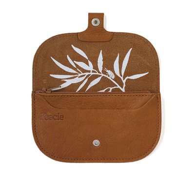 Keecie Wallet | Bless You | Cognac Used Look