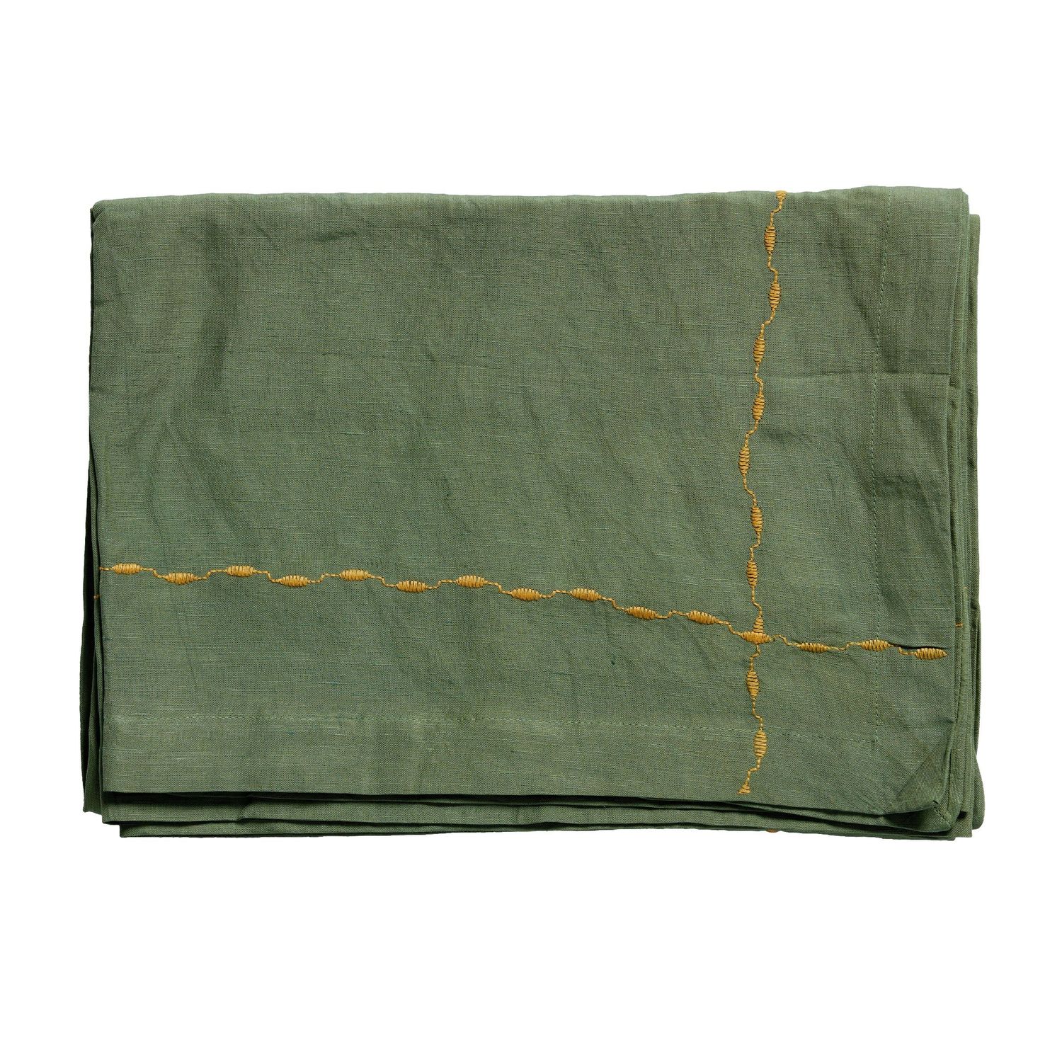 Tafelkleed Meadow - Linen &amp; Cotton Sage 170x300