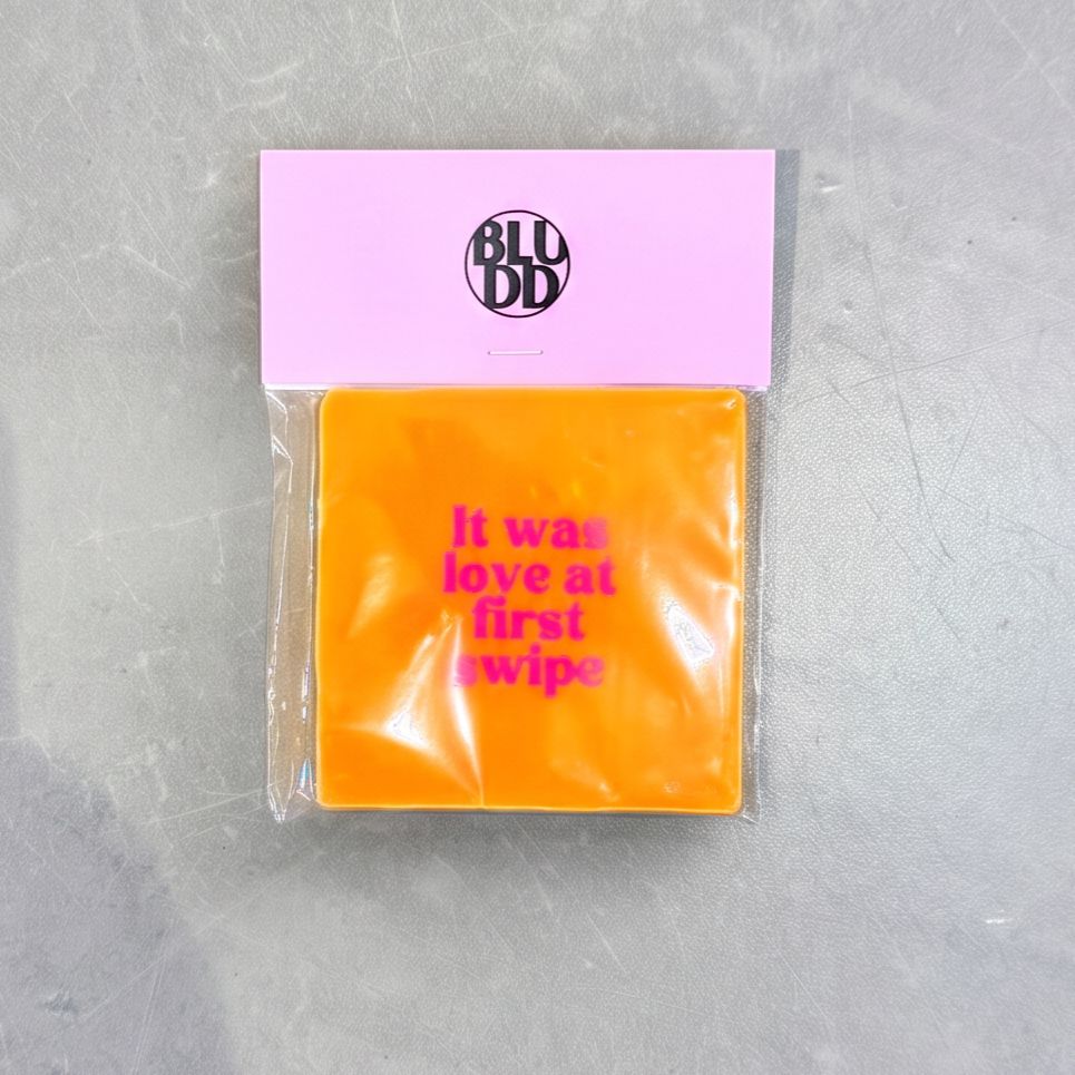 Tegel I Was Love At First Swipe - Oranje/Neon Roze
