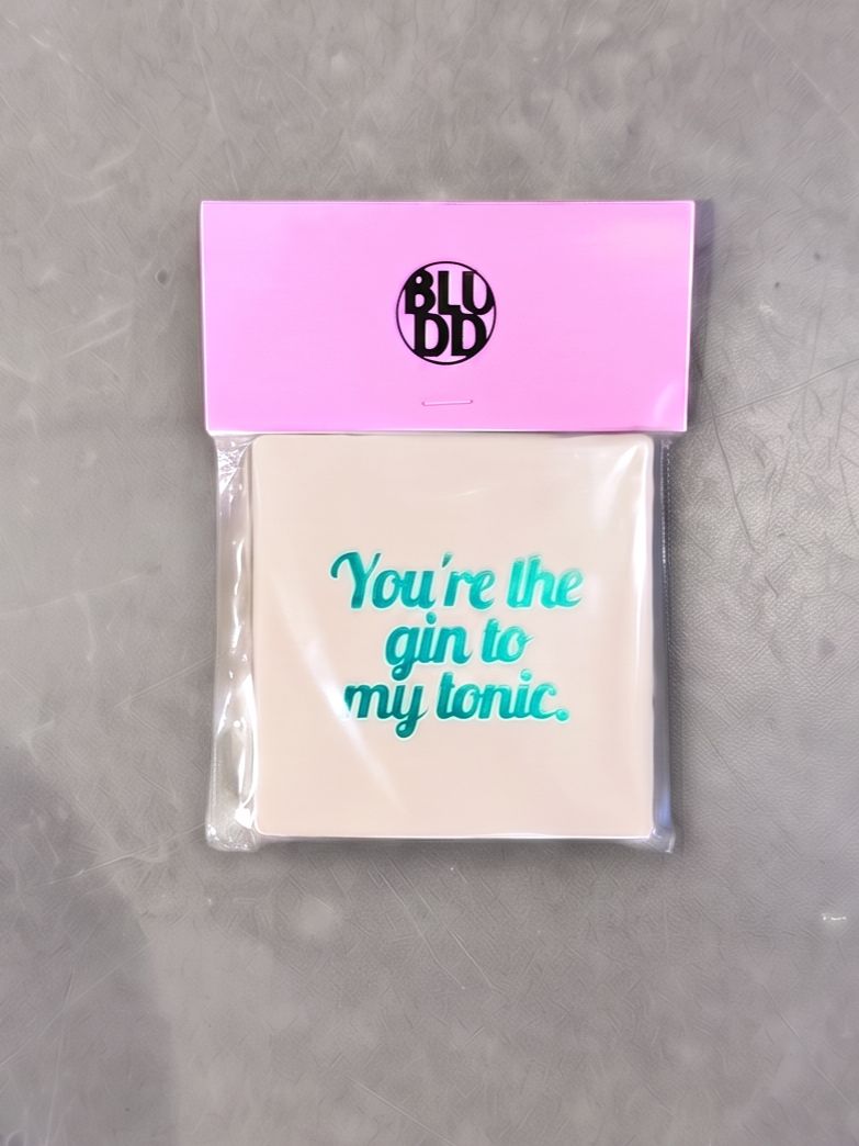 Tegel You Are The Gin To My Tonic - White/Groen