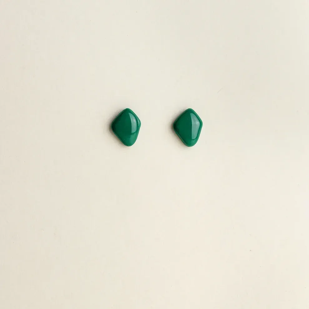 Earrings Liva - Emerald