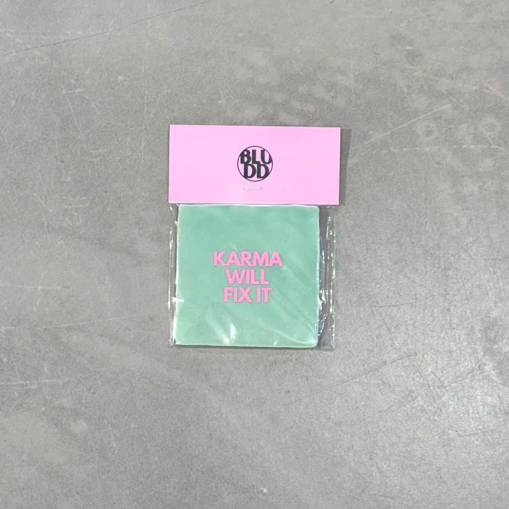 Tegel Karma Will Fix It - Mint/Roze