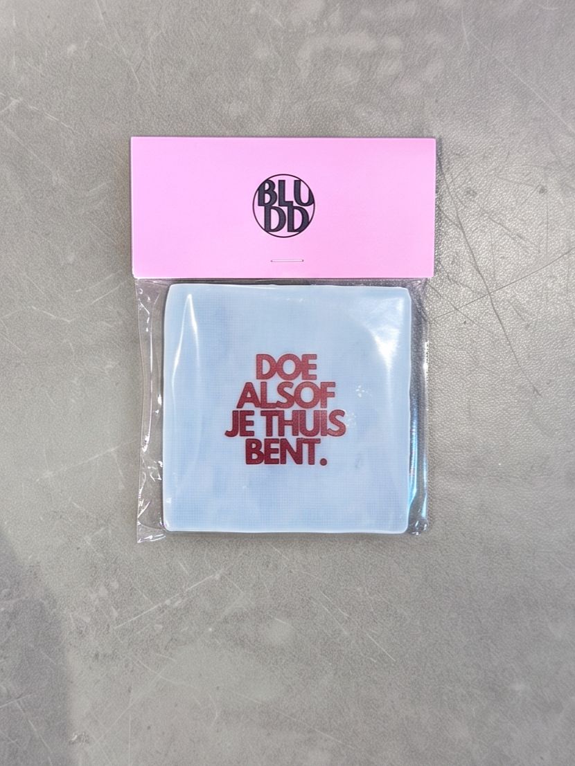 Tegel Doe Alsof Je Thuis Bent - Blauw/Bruin