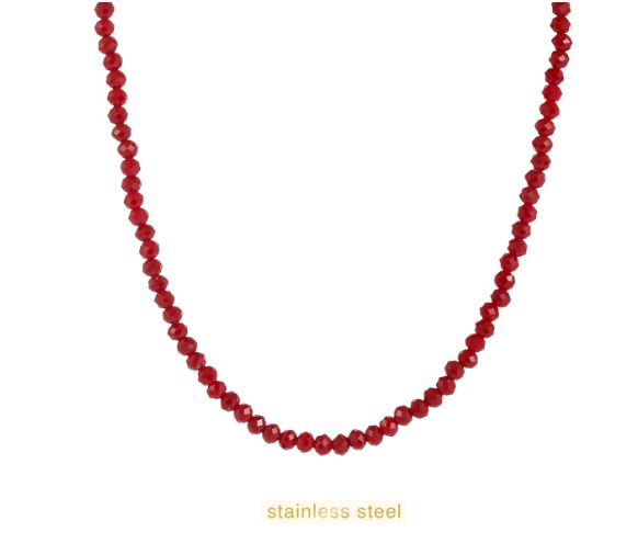 Beads Necklace - 4mm - 2