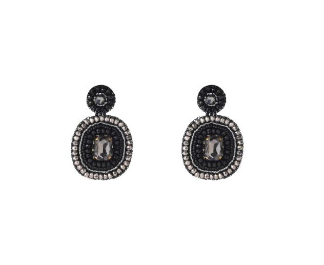 Big Stone Square Drop - Black