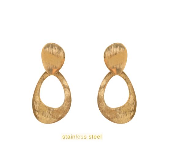 Flat Drop Dangle - 14K