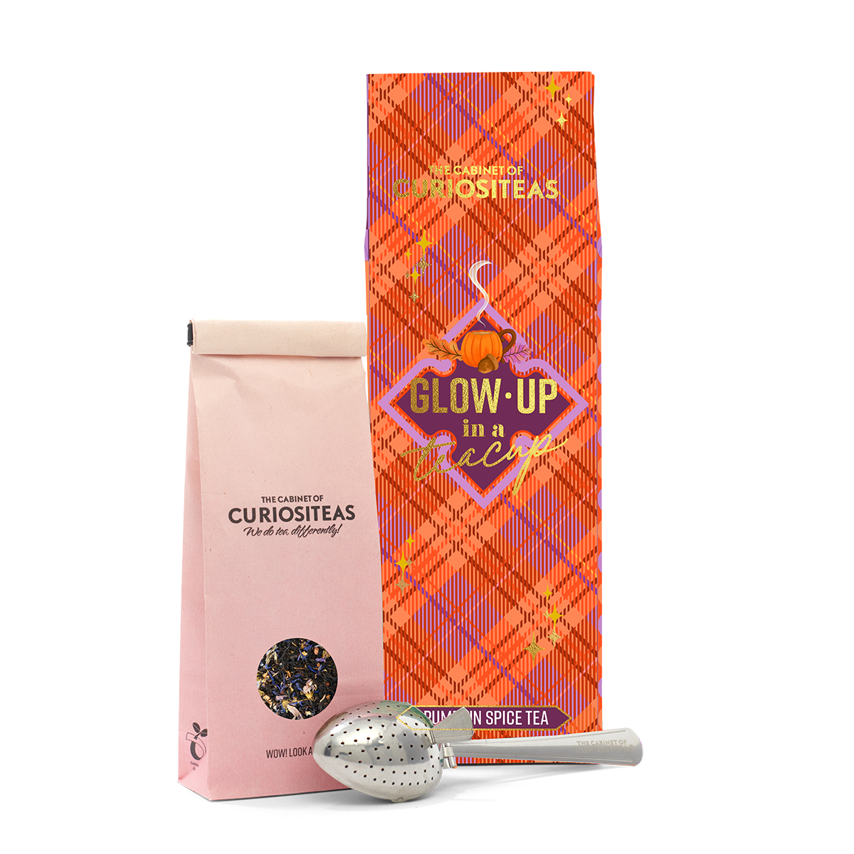 Pumpkin Spice Tea Giftbox | Tartan Orange