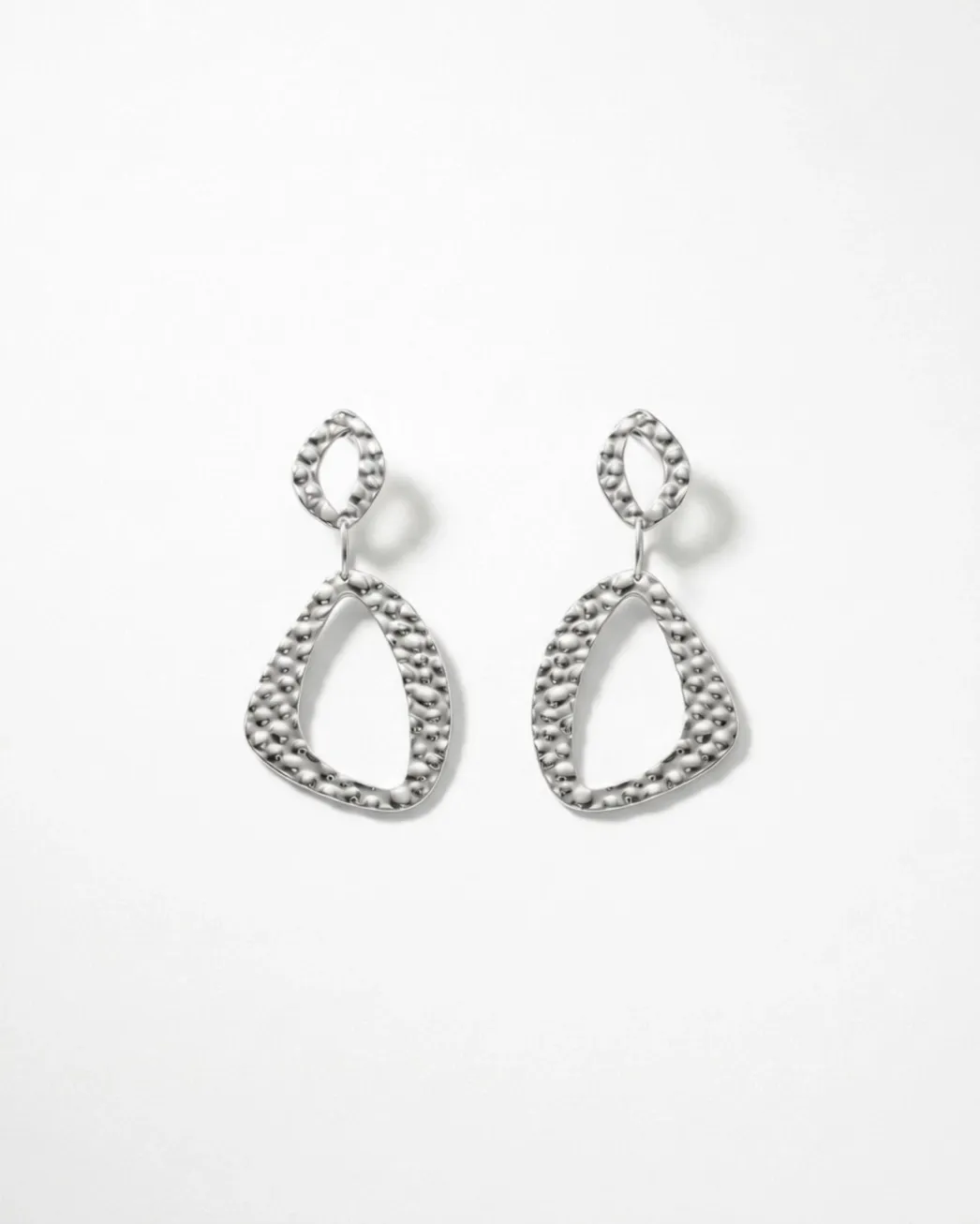 Ragna Earrings Hammered