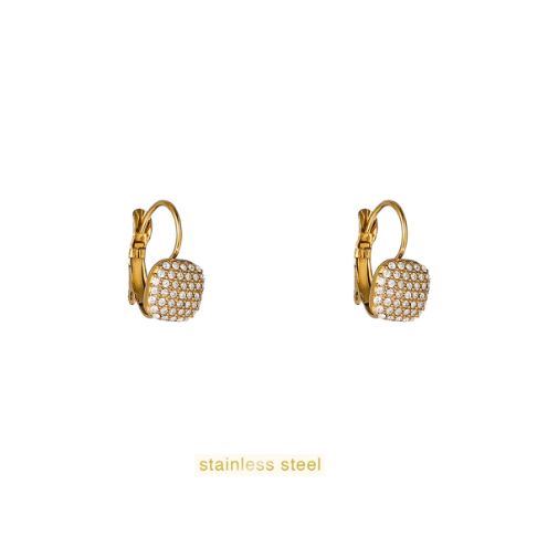 Square Sparkle Earring
