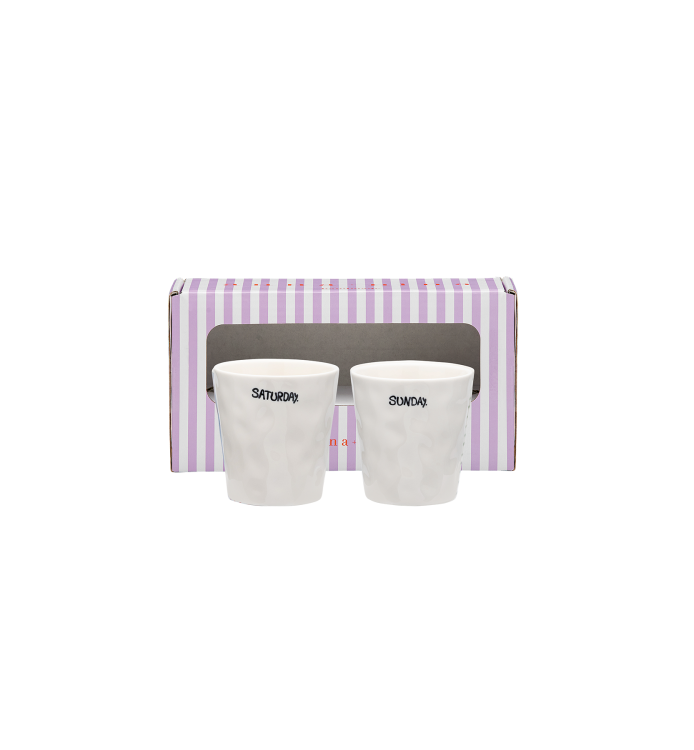 Weekend Coffee Cup Set of 2